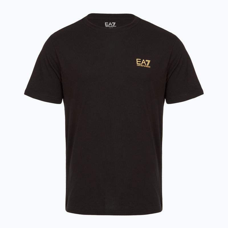 Vyriški marškinėliai EA7 Emporio Armani Pima Cotton Core Identity juoda
