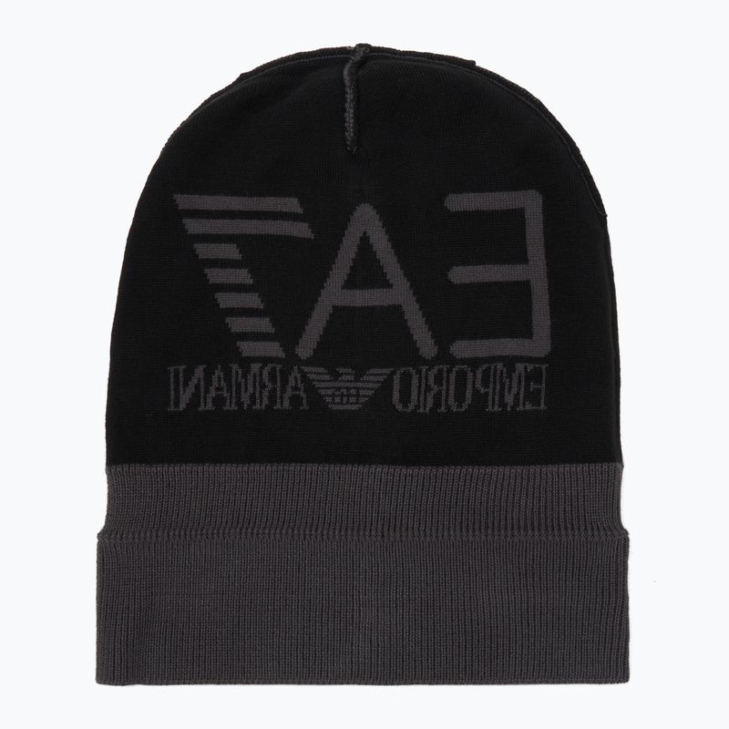 Žieminė kepurė EA7 Emporio Armani Mountain Visibility Beanie armani blue / asphalt 4