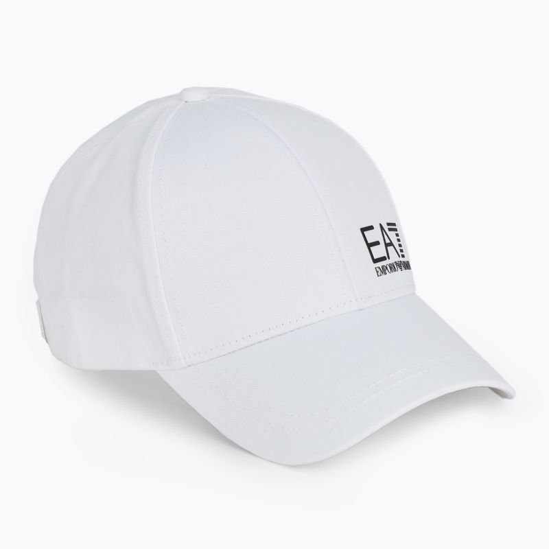 EA7 Emporio Armani TrainCore IdentityLogo balta/juoda beisbolo kepuraitė