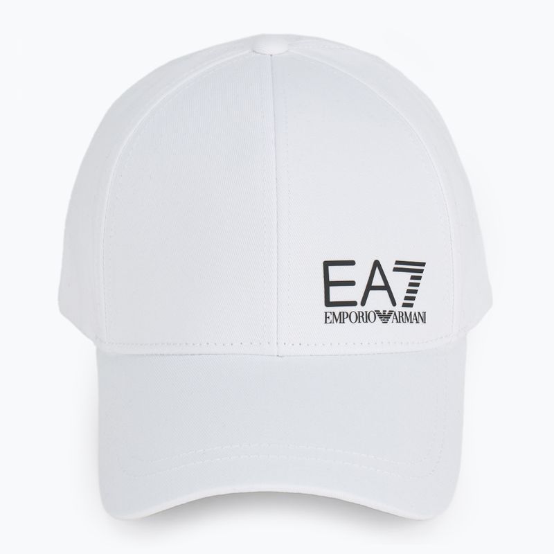 EA7 Emporio Armani TrainCore IdentityLogo balta/juoda beisbolo kepuraitė 2