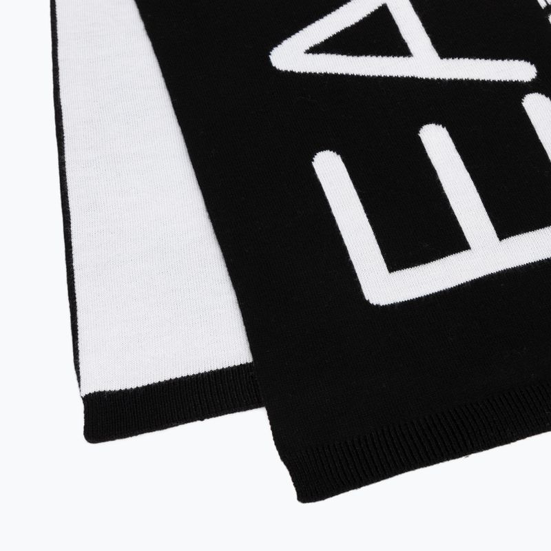 Šalikas EA7 Mountain Visibility black / white 2