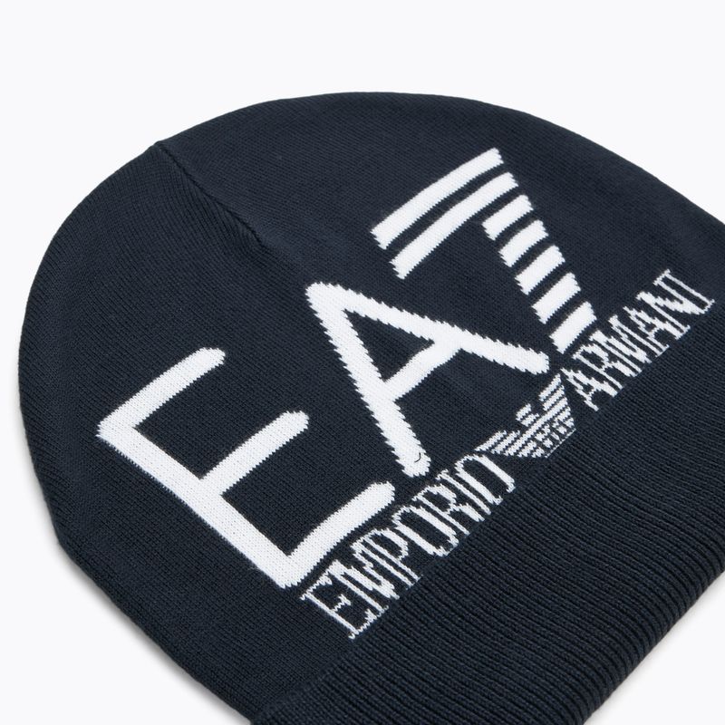 Žieminė kepurė EA7 Emporio Armani Mountain Visibility Beanie blue / white 3