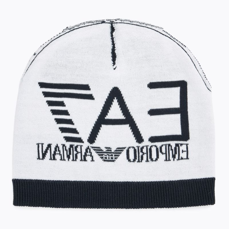 Žieminė kepurė EA7 Emporio Armani Mountain Visibility Beanie blue / white 4