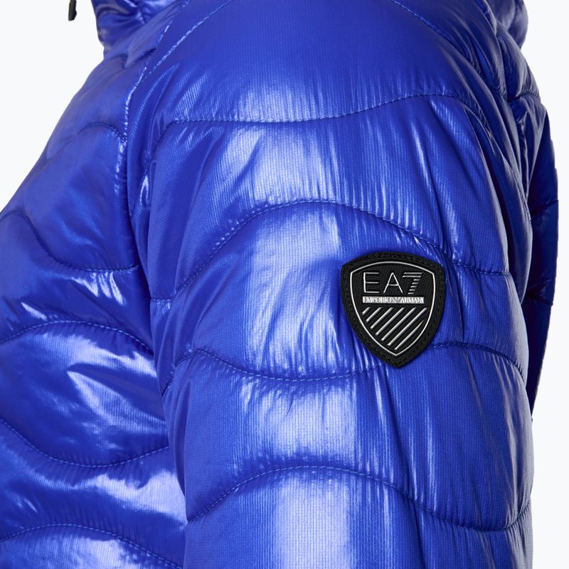 Vyriškas slidinėjimo džemperis EA7 Emporio Armani Ski St. Moritz Light Padded Packable new royal blue 3