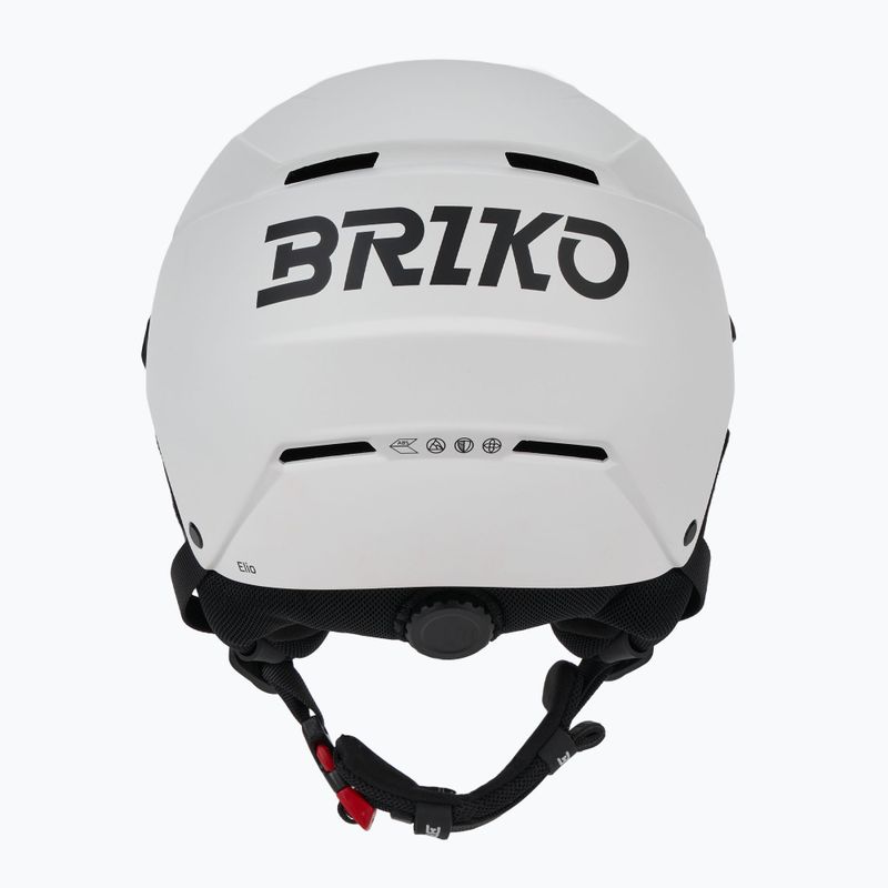Slidinėjimo šalmas Briko Elio Visor matt white/black 4