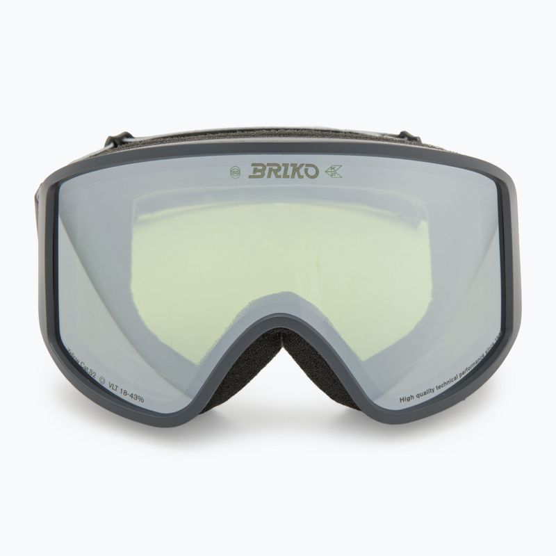 Slidinėjimo akiniai Briko Pulse white gray/yellow 2
