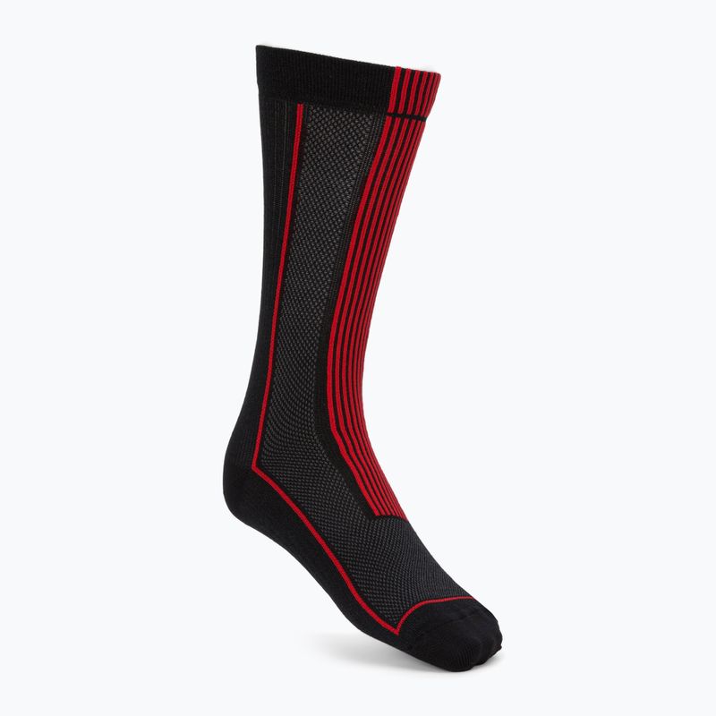 Vyriškos dviratininkų kojinės Alpinestars Summer 22 black/bright red