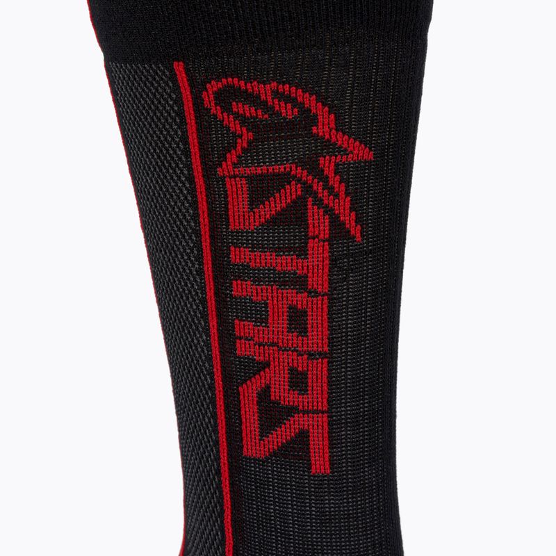 Vyriškos dviratininkų kojinės Alpinestars Summer 22 black/bright red 3