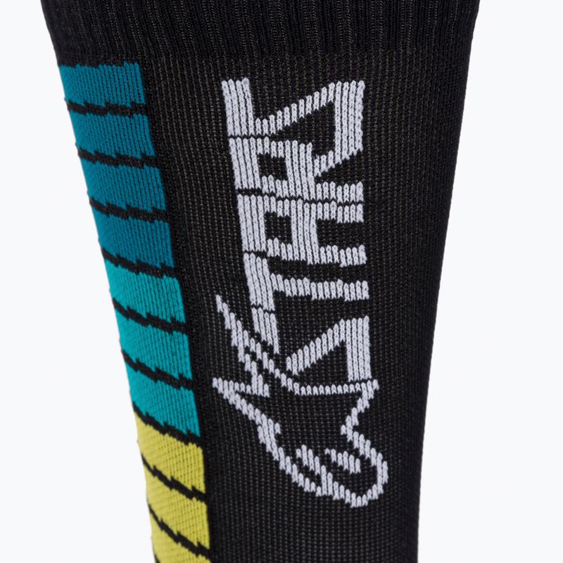 Alpinestars vyriškos dviratininkų kojinės Drop 22 black/yellow 3