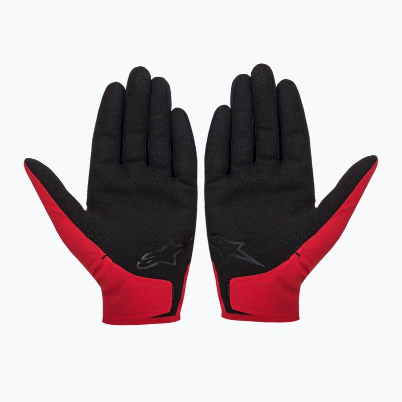 Vyriškos dviratininkų pirštinės Alpinestars Drop 4.0 red 2