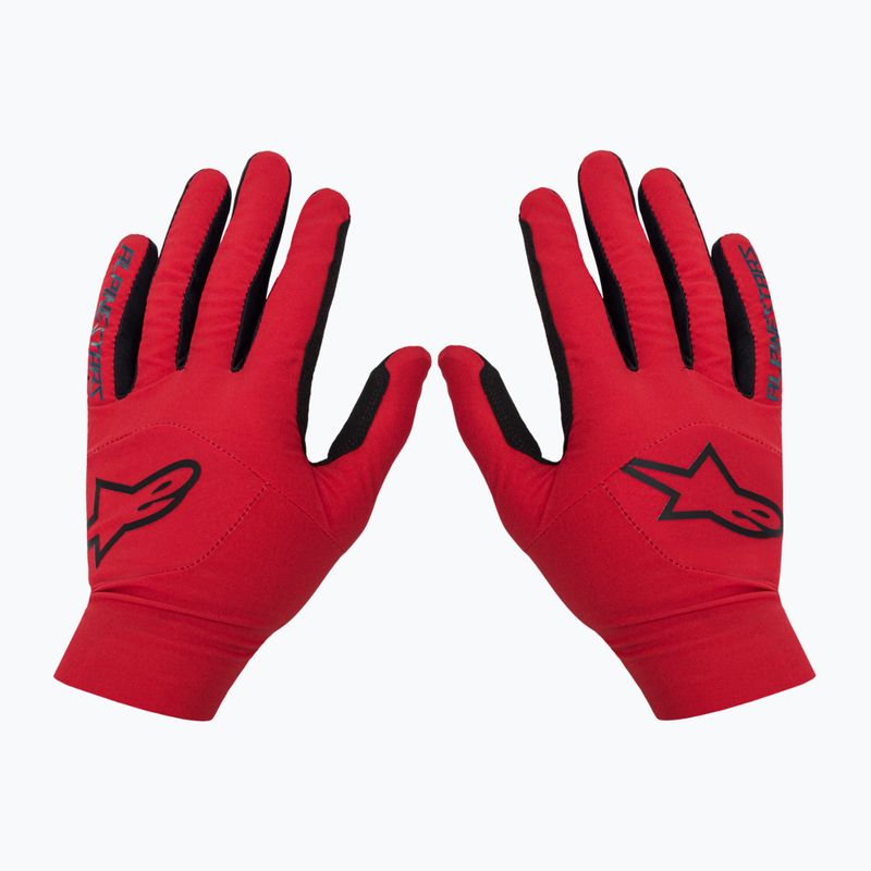 Vyriškos dviratininkų pirštinės Alpinestars Drop 4.0 red 3