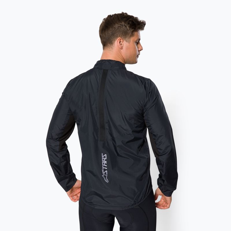 Alpinestars Nevada Pakuojama juoda vyriška dviratininko striukė 5