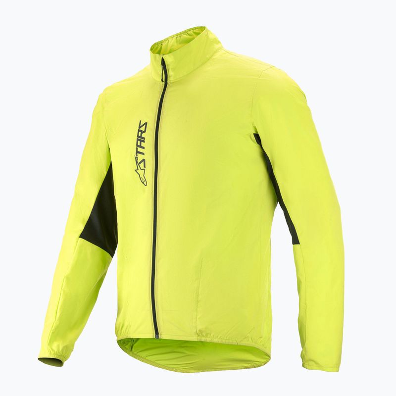 Vyriška dviratininko striukė Alpinestars Nevada Packable yellow fluo