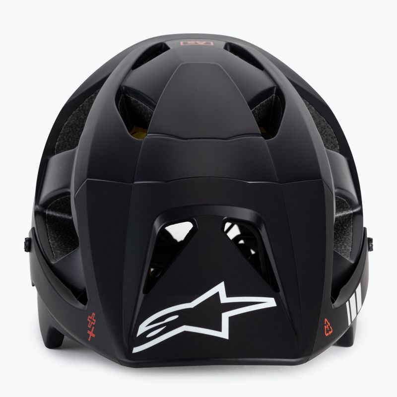 Dviratininko šalmas Alpinestars Vector Tech A1 juodas/šviesiai pilkas matinis 2