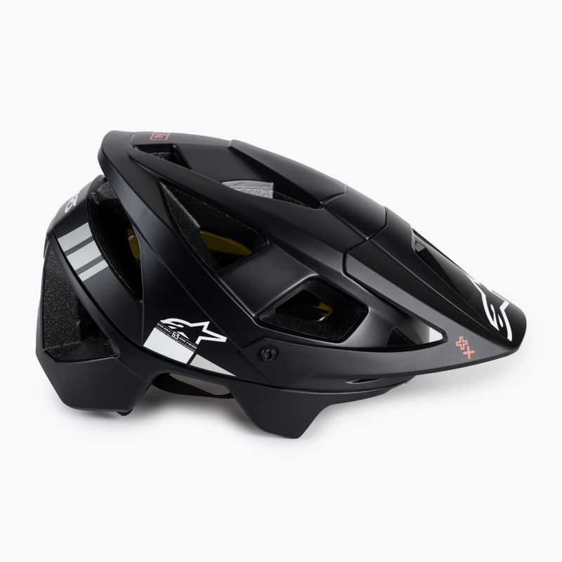 Dviratininko šalmas Alpinestars Vector Tech A1 juodas/šviesiai pilkas matinis 3