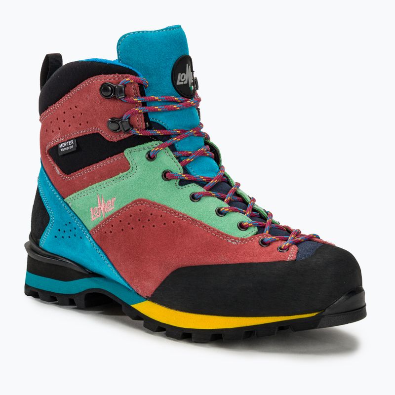 Moteriški žygio batai Lomer Badia High Mtx turquoise/begon