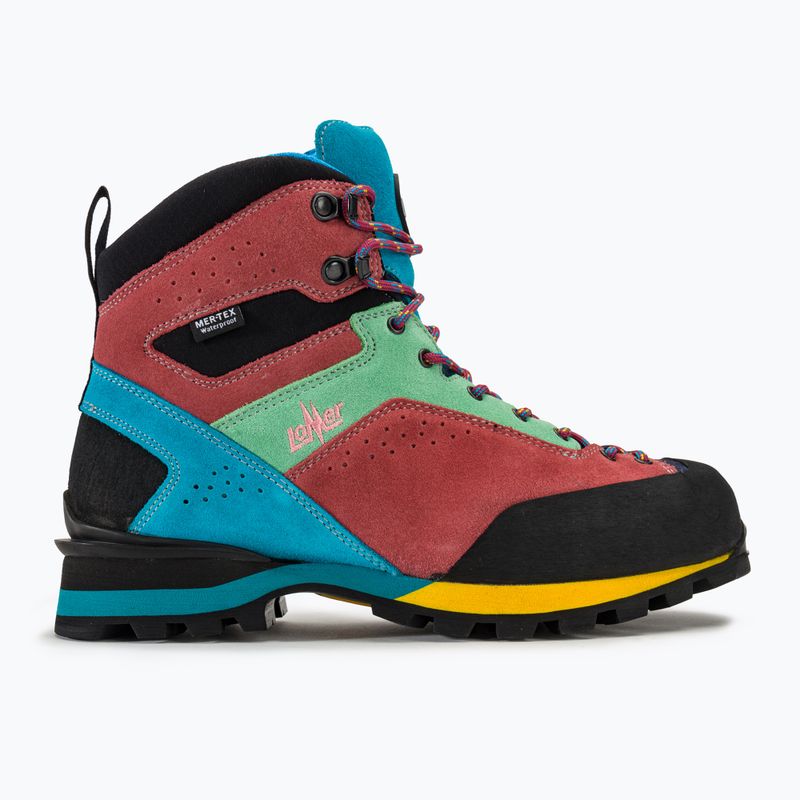 Moteriški žygio batai Lomer Badia High Mtx turquoise/begon 2