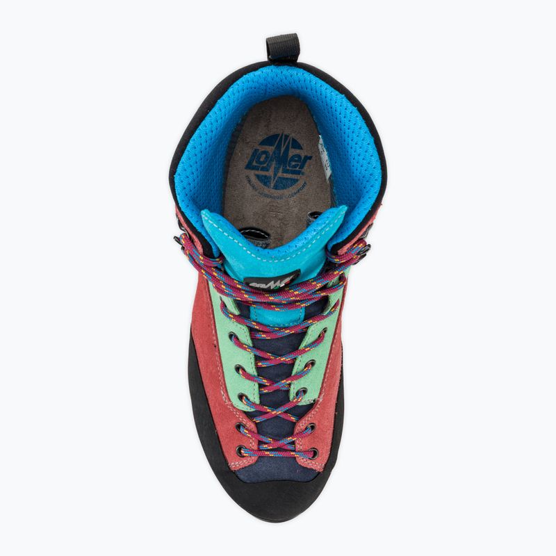 Moteriški žygio batai Lomer Badia High Mtx turquoise/begon 5