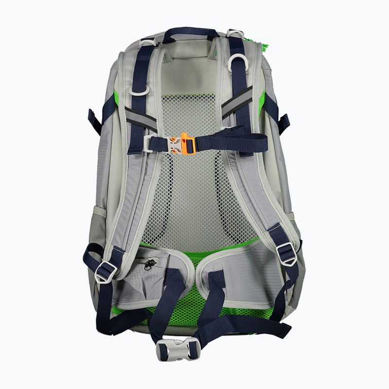 Vyriška žygio kuprinė CMP Katana 22 l grey / green fluo 2