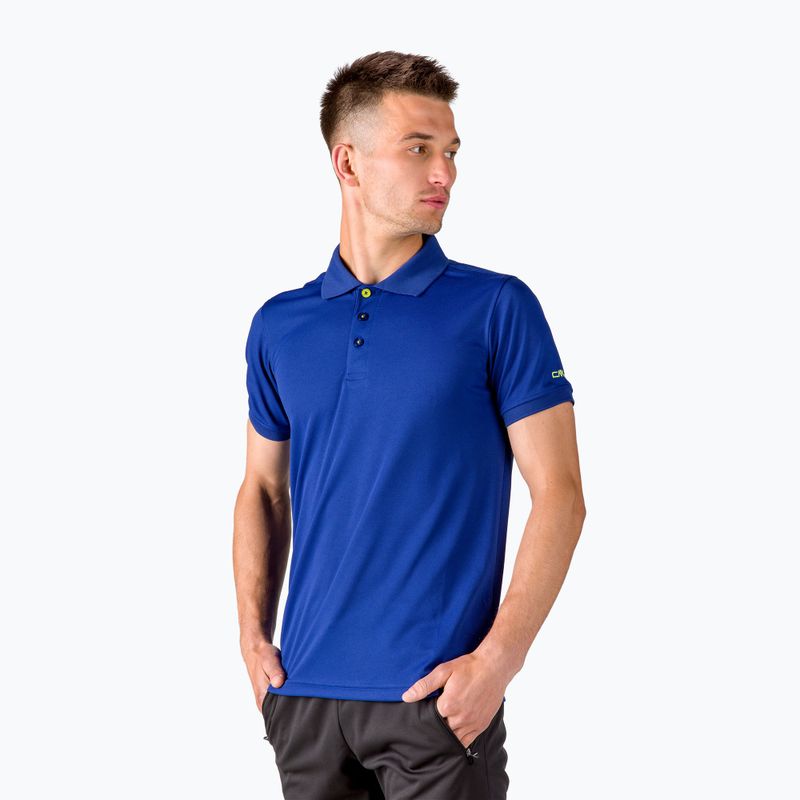 CMP vyriški polo marškinėliai tamsiai mėlyni 3T60077/M952