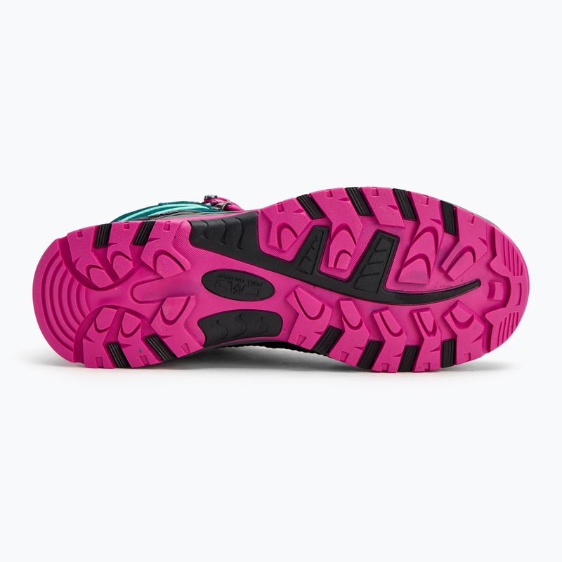 Jaunimo žygio batai CMP Rigel Mid lake / pink fluo 4