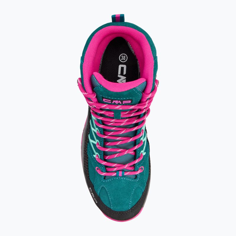Jaunimo žygio batai CMP Rigel Mid lake / pink fluo 5