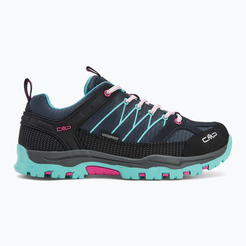 Vaikiški žygio batai CMP Rigel Low Wp b.blue/acqua 2