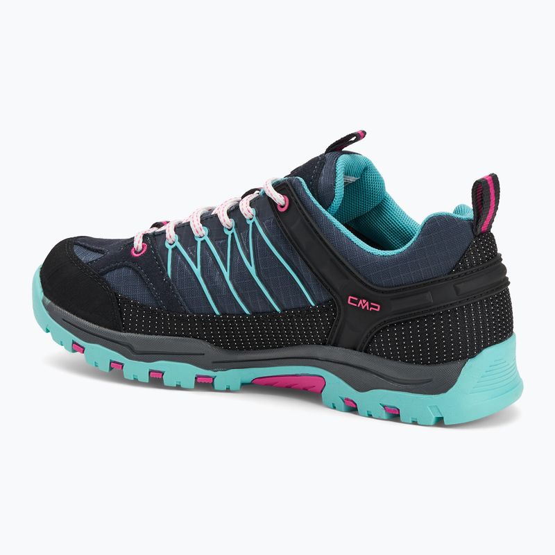 Vaikiški žygio batai CMP Rigel Low Wp b.blue/acqua 3