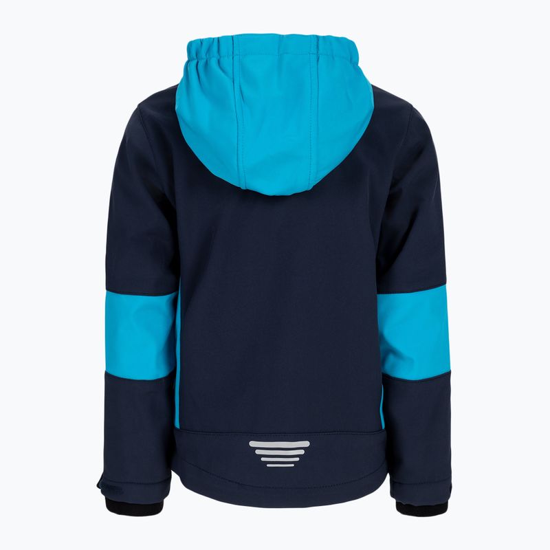 CMP Fix Hood vaikiška softshell striukė tamsiai mėlyna 3A00094/01NM 2