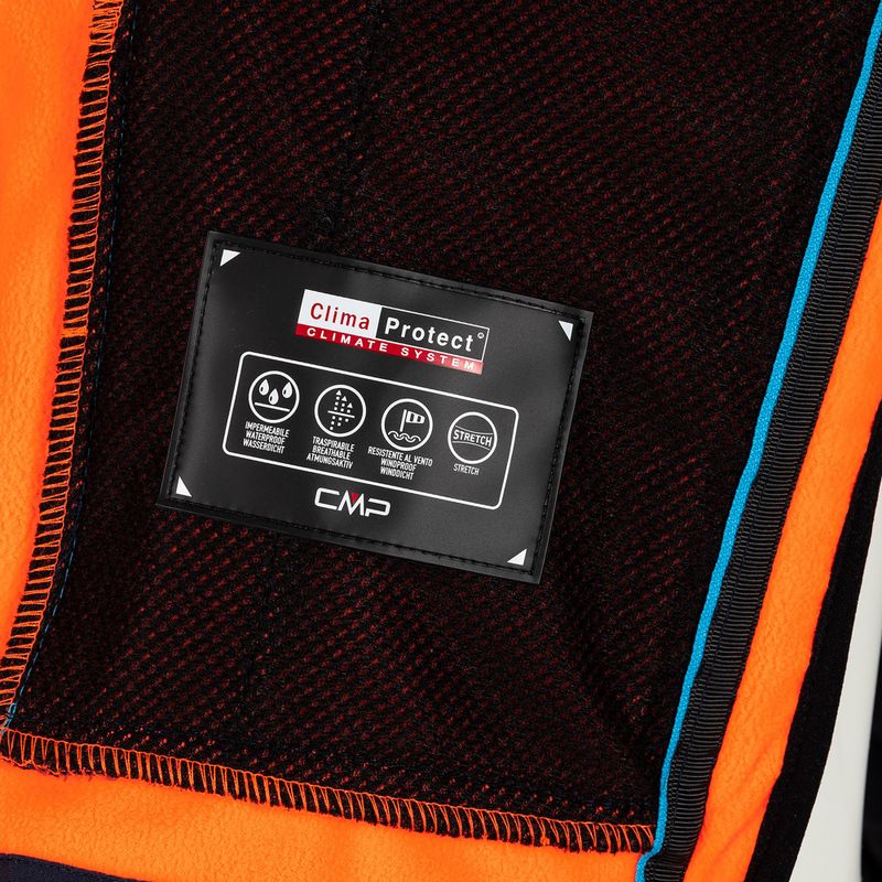 CMP Fix Hood vaikiška softshell striukė tamsiai mėlyna 3A00094/01NM 6