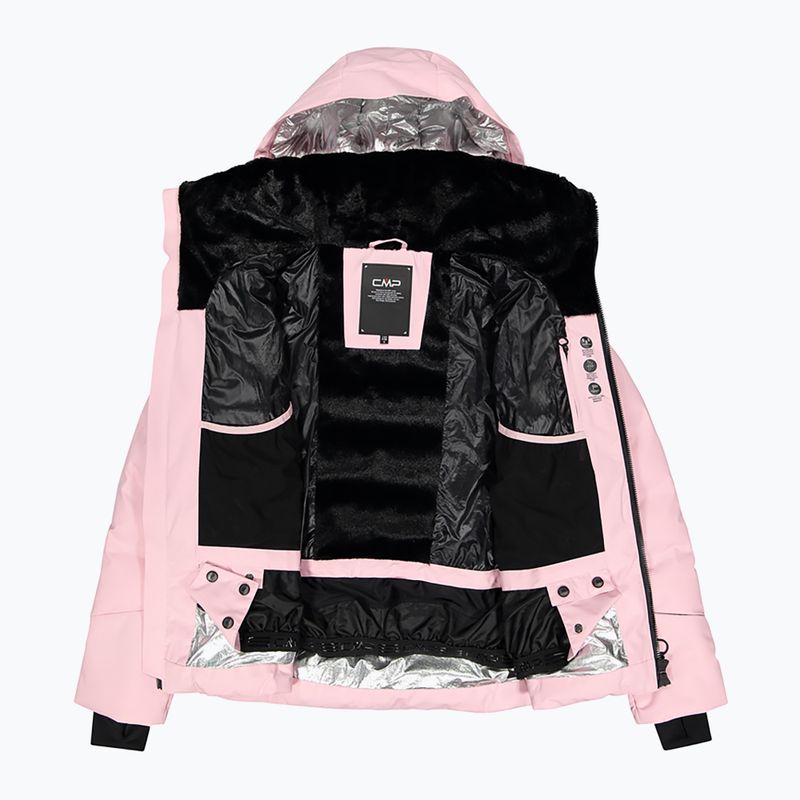 Moteriška CMP Fix Hood slidinėjimo striukė Pink 32W0266 8