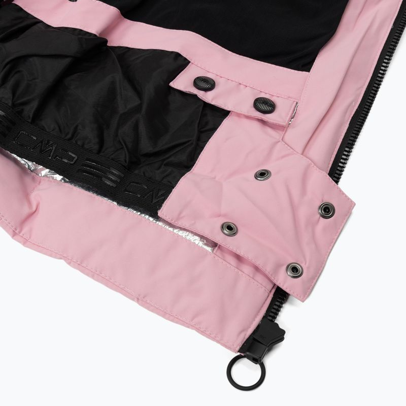 Moteriška CMP Fix Hood slidinėjimo striukė Pink 32W0266 5