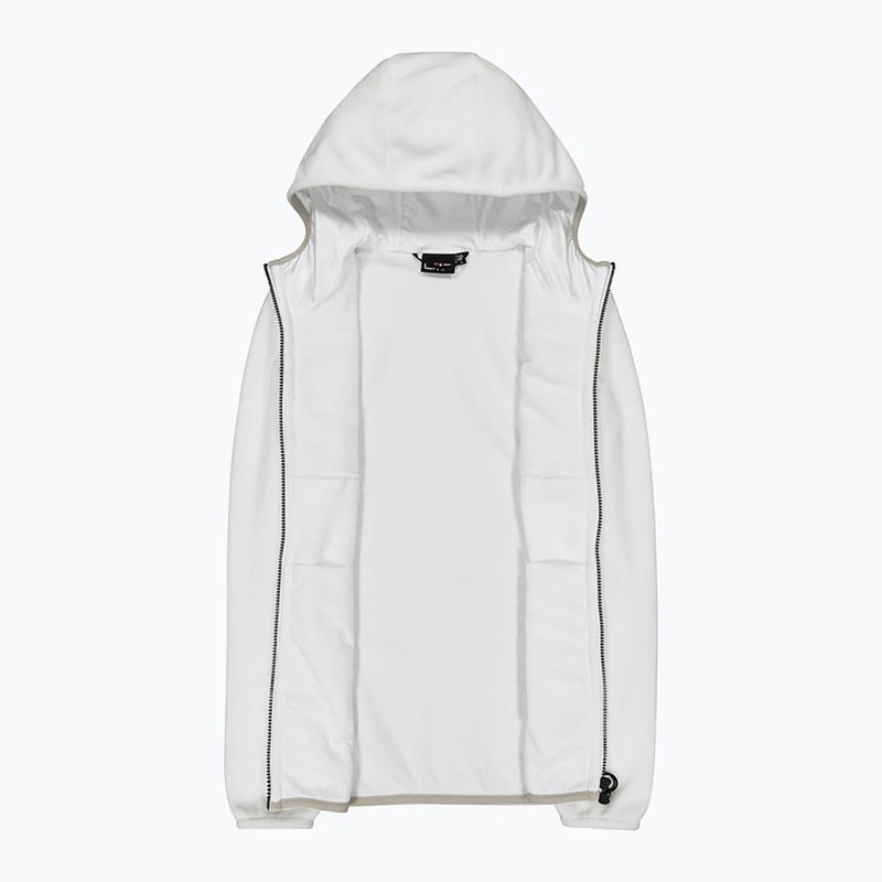 Moteriški CMP Fix Hood Fleece džemperis su gobtuvu White 32H0386/A001 3
