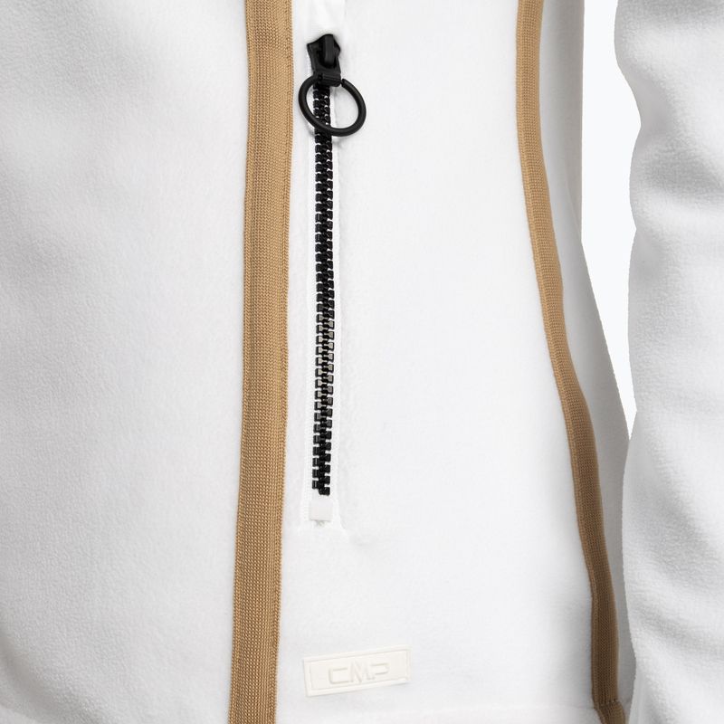 Moteriški CMP Fix Hood Fleece džemperis su gobtuvu White 32H0386/A001 6