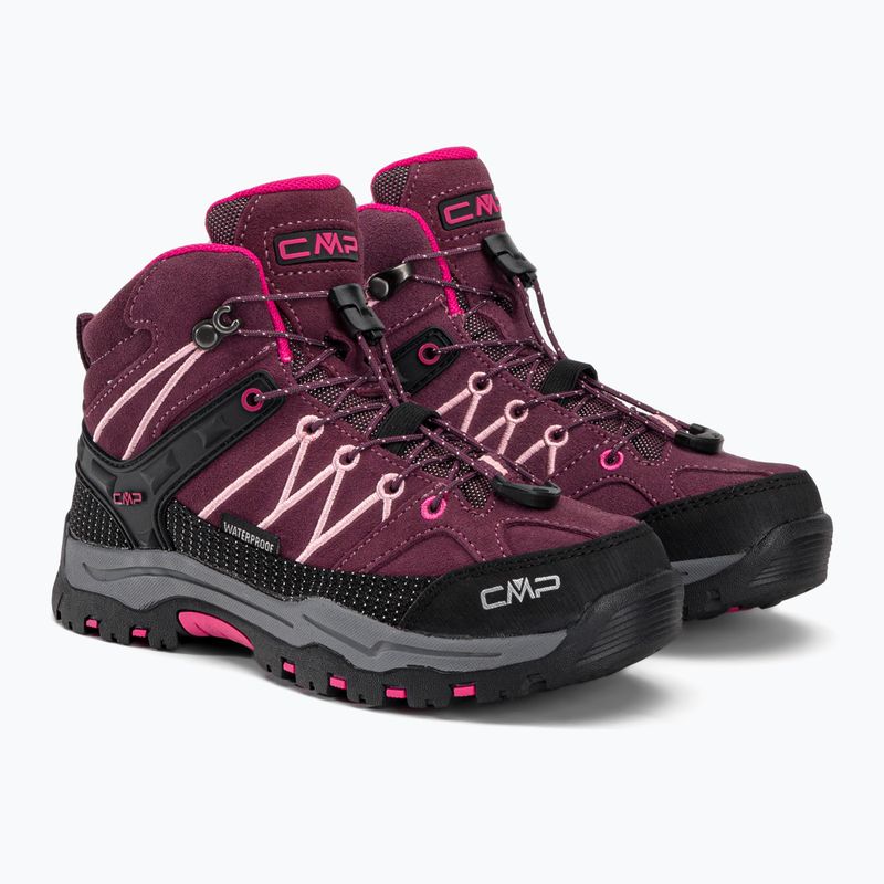 CMP vaikiški trekingo batai Rigel Mid Wp kaštoninės spalvos 3Q12944/05HM 4