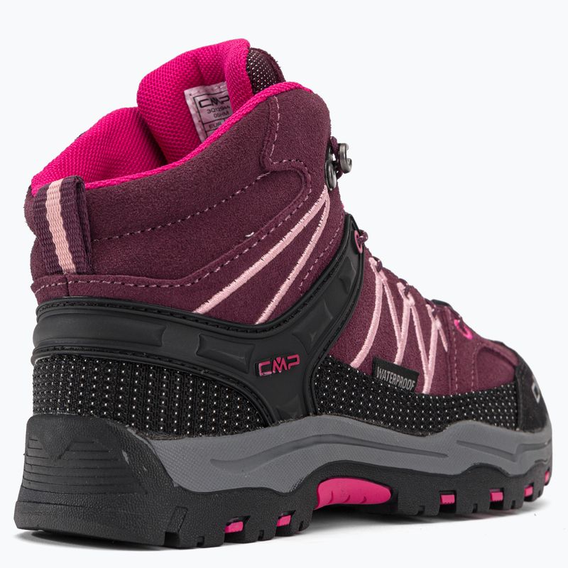CMP vaikiški trekingo batai Rigel Mid Wp kaštoninės spalvos 3Q12944/05HM 9