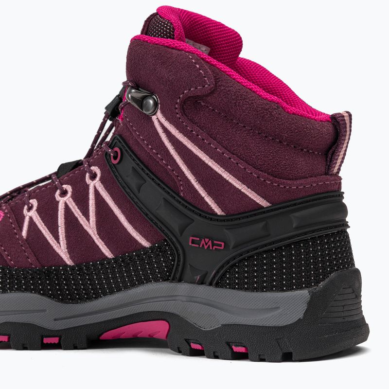 CMP vaikiški trekingo batai Rigel Mid Wp kaštoninės spalvos 3Q12944/05HM 11