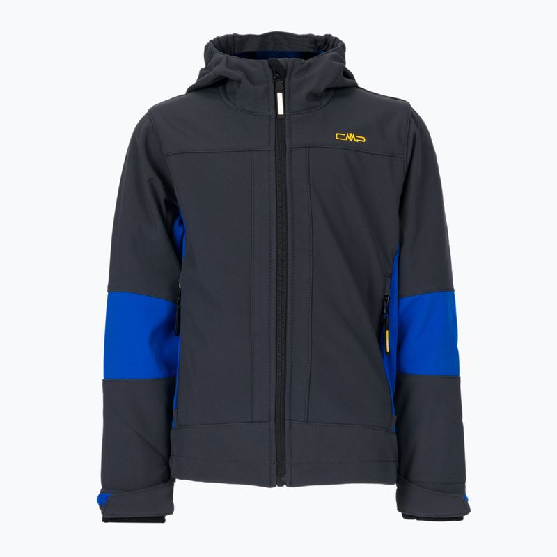 CMP Fix Hood vaikiška softshell striukė pilka 3A00094/09UM