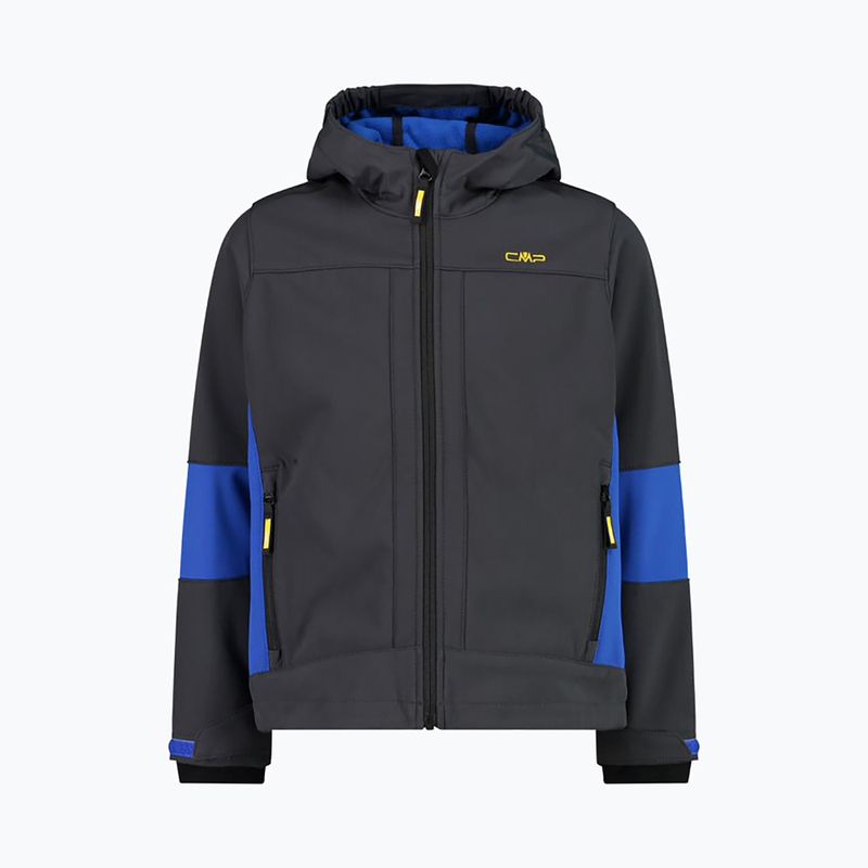 CMP Fix Hood vaikiška softshell striukė pilka 3A00094/09UM 6