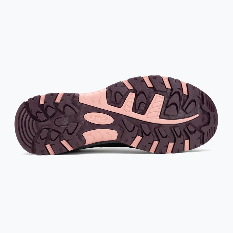 Paauglių žygio batai CMP Rigel Low Wp plum/peach 4