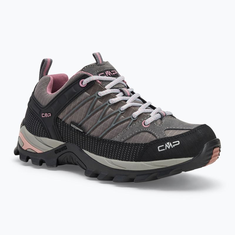 CMP moteriški trekingo batai Rigel Low Wp cemento/fard