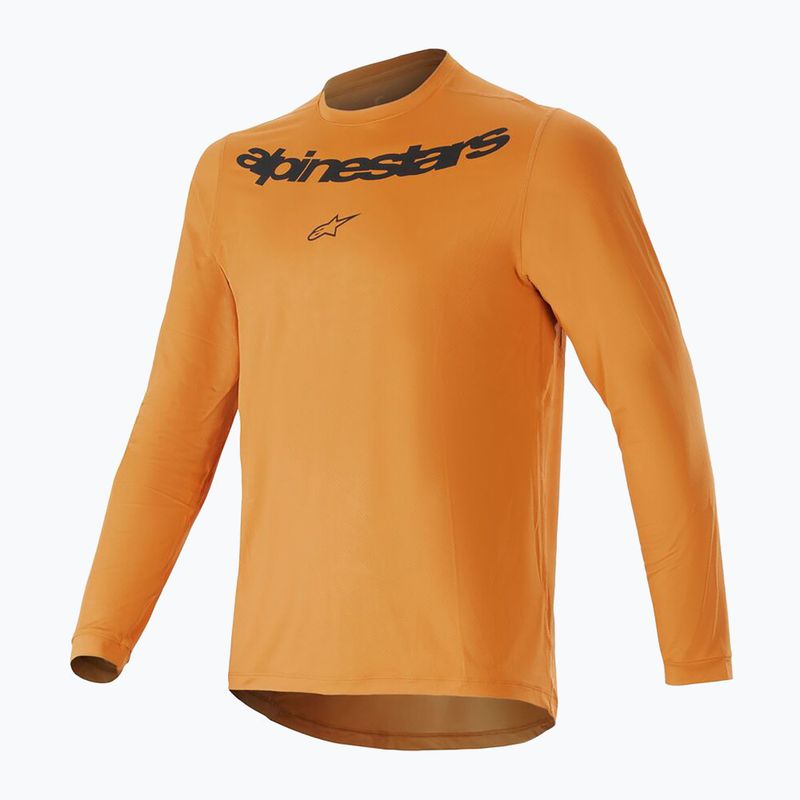 Vyriški dviračio marškinėliai ilgomis rankovėmis Alpinestars A-Dura Rocker dark gold