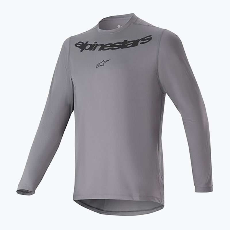 Vyriški dviračio marškinėliai ilgomis rankovėmis Alpinestars A-Dura Rocker dark gray