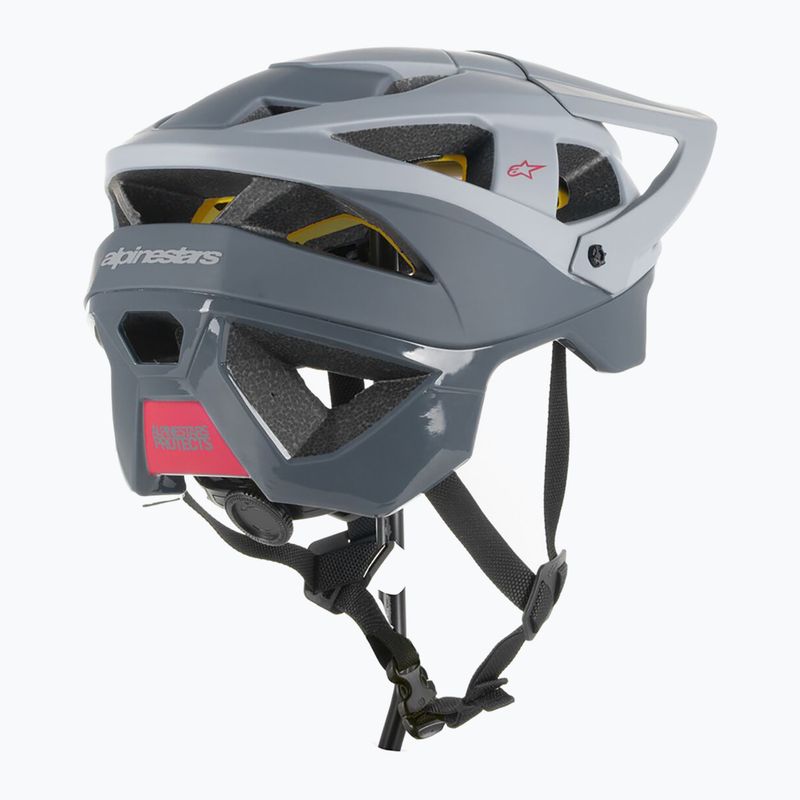 Dviratininko šalmas Alpinestars Vector Tech Zeal šviesiai pilka/tamsiai pilka/m&g 2