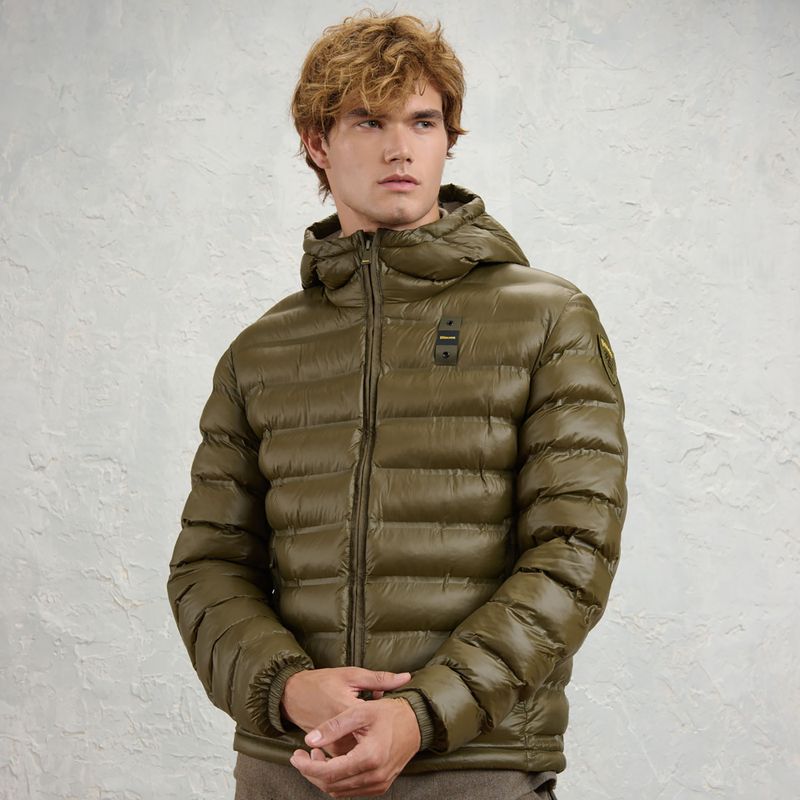 Vyriška striukė Blauer USA Charles dark olive inside mist grey 2