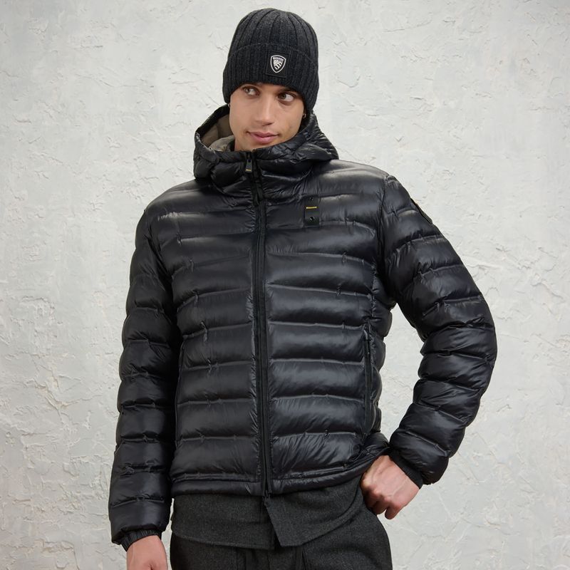 Vyriška striukė Blauer USA Charles black inside mist grey 2