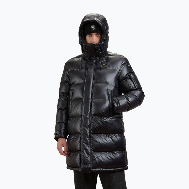 Vyriškas paltas Blauer USA Aldrich black inside beige