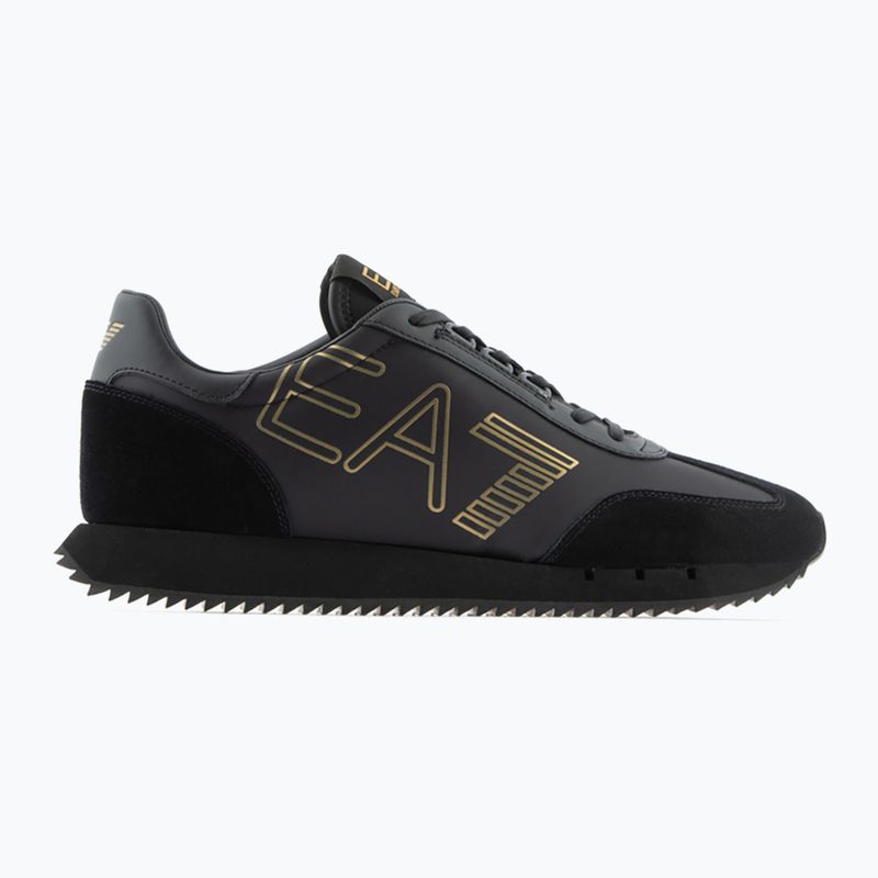 Batai EA7 Emporio Armani Black & White Vintage triple black/ gold 2