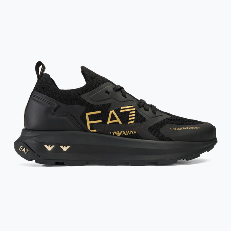 Batai EA7 Emporio Armani Black & White Altura Knit triple black/gold 2
