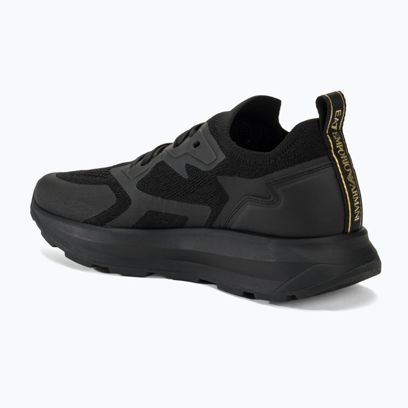 Batai EA7 Emporio Armani Black & White Altura Knit triple black/gold 3